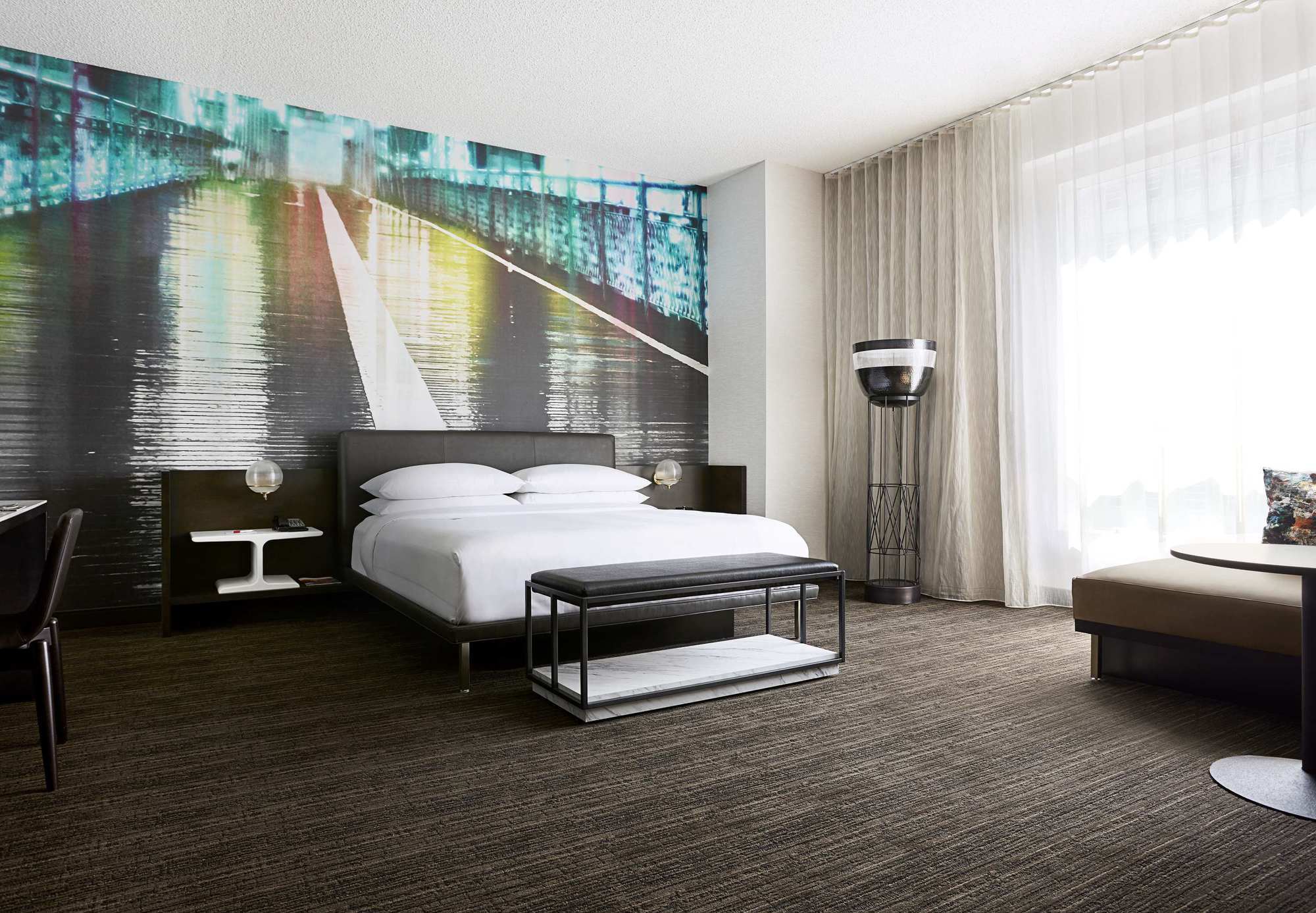 New York Marriott At The Brooklyn Bridge Hotell Rum bild